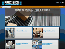 Tablet Screenshot of precisionsolutionsinc.com